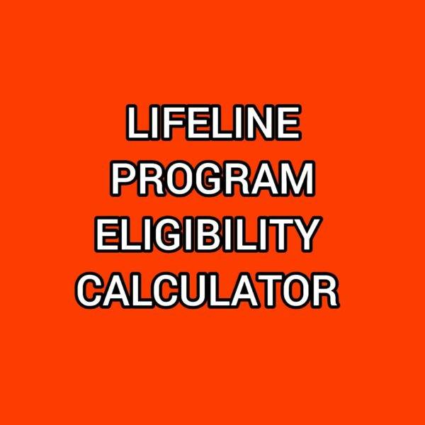 Lifeline Assistance Program Eligibility